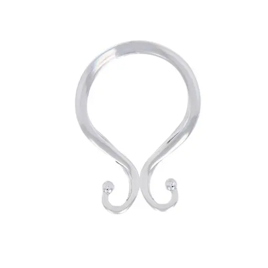 Bath Bliss Clear 12 Piece Double Shower Hooks {3}