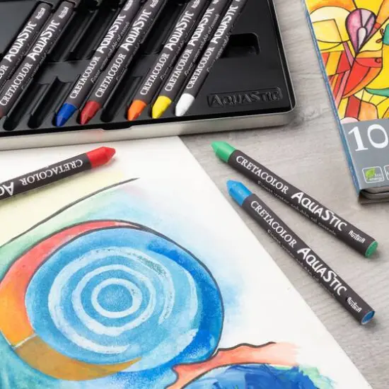 Cretacolor&reg; 10 Color AquaStic Oil Pastel Set {8}