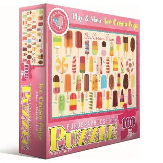 Play & Make Ice Cream Pops 100 Piece Puzzle {1}