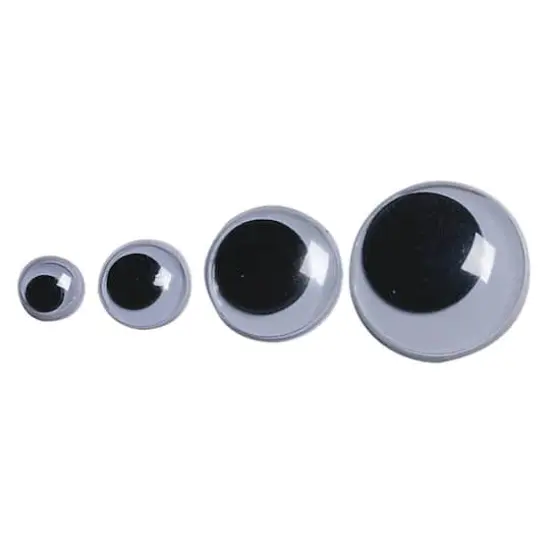 S&S&reg; Worldwide 10mm Black Wiggly Eyes, 1000ct. {1}