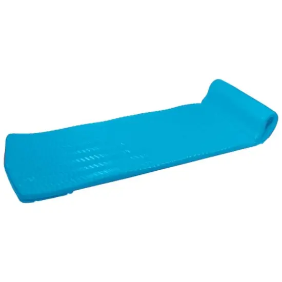 6ft. Swimming Pool Foam Mattress Floating Lounger Icy Blue {3}