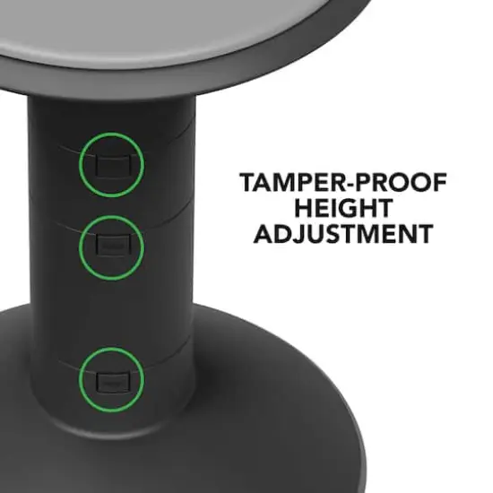 Storex Adjustable Wiggle Stool, Black {9}