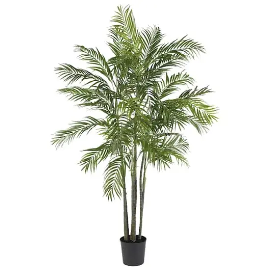 6ft. Potted Areca Palm Silk Tree {1}