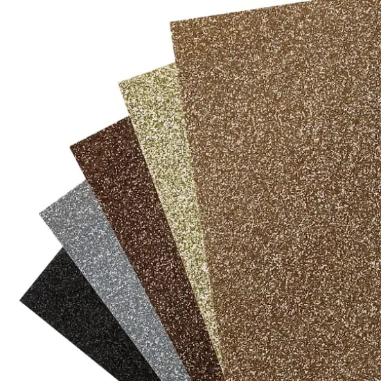Metallic Glitter Cardstock Paper Pad by Recollections&trade;, 4.5" x 7" {4}