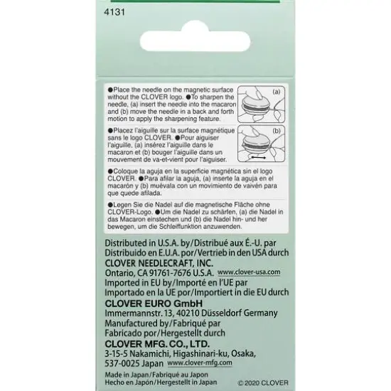 Clover Pistachio Sweet'n Sharp Macaron Magnet & Needle Sharpener {3}