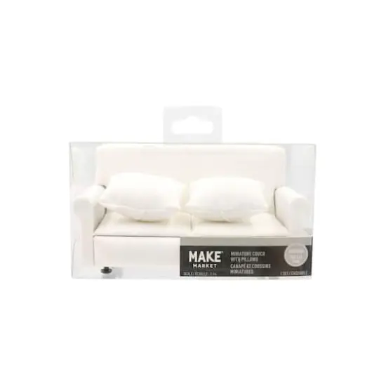 Miniature White Couch by Make Market&reg; {1}