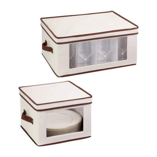 Honey Can Do Natural Window Storage Boxes, 2ct. {1}