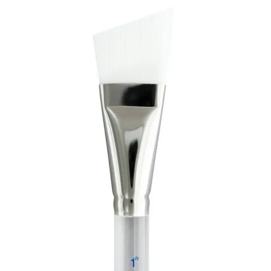 Connoisseur&reg; White Taklon Short Handle Scrubber Brush {3}