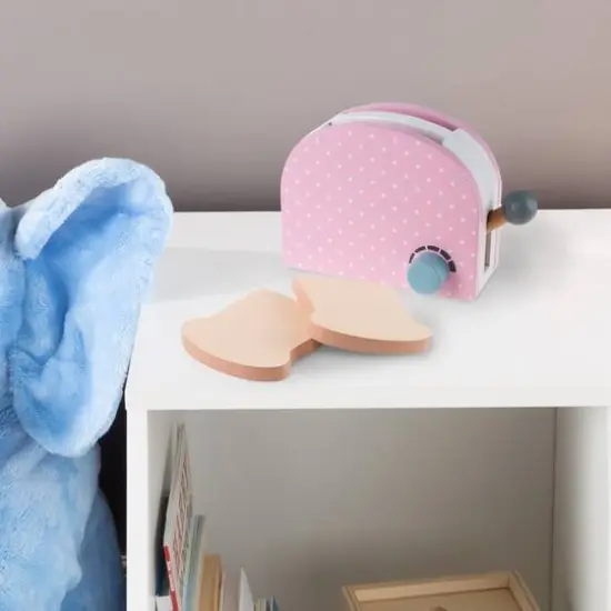 Toy Time Pretend Play Toaster Set {8}