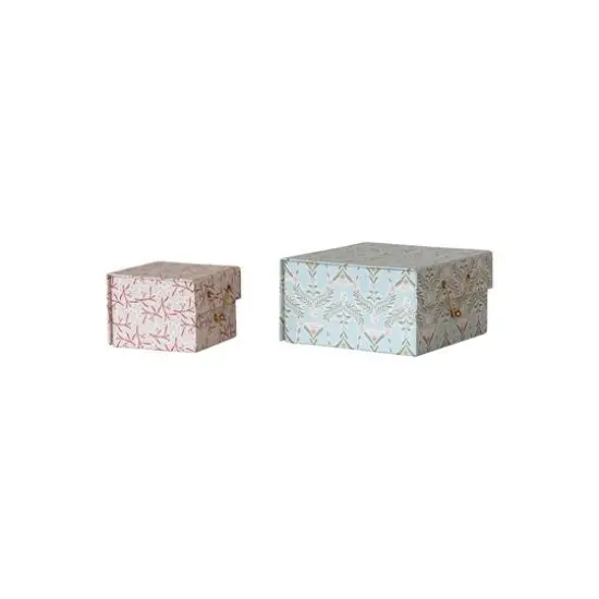 Hello Honey Berry & Dove Printed Paper Gift Boxes, 2ct. {6}