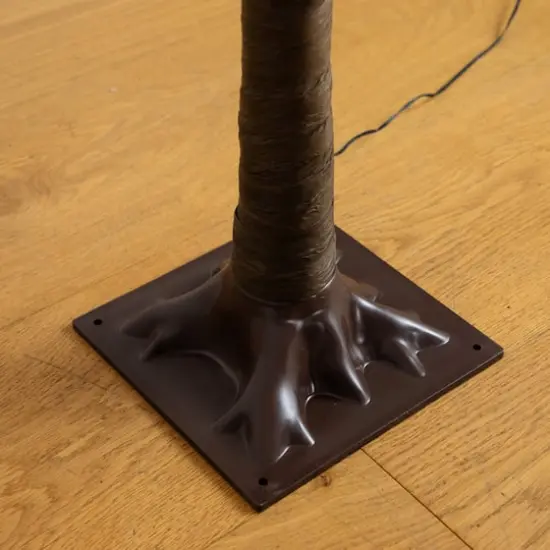 5ft. Pre-Lit Minimalist Autumn Maple Artificial Fall Tree with 96 Warm White LED Lights {6}