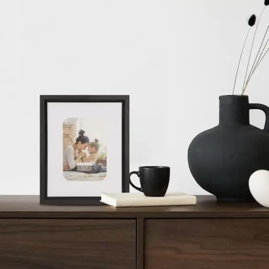 Expressions&trade; 5" x 7" White & Black Frame with Mat by Studio D&eacute;cor&reg; {5}