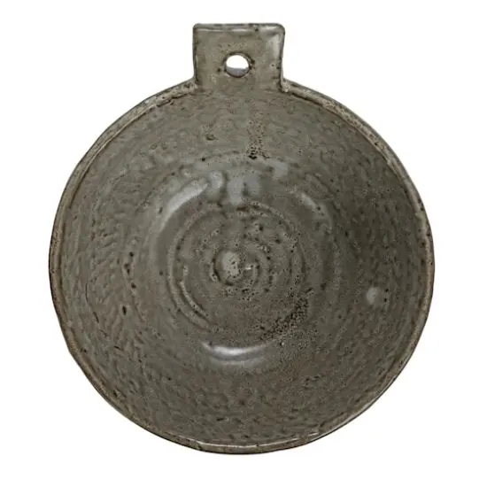 Hello Honey&reg; 5.5" Cream Stoneware Bowl with Handle {5}