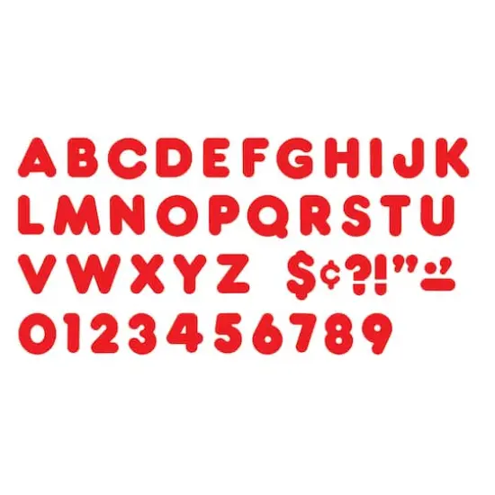 2" Casual Uppercase Ready Letters&reg; Red {4}