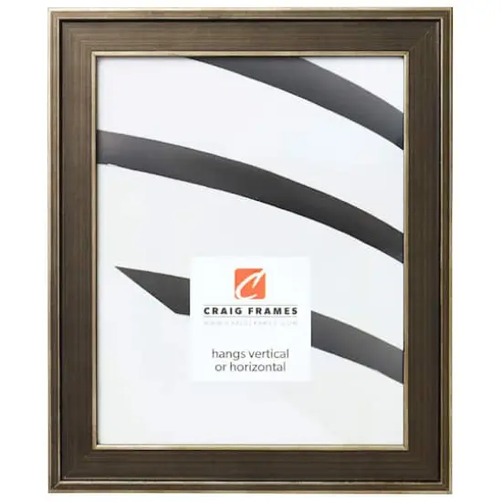 Craig Frames Metropolis Antique Pewter Picture Frame {1}