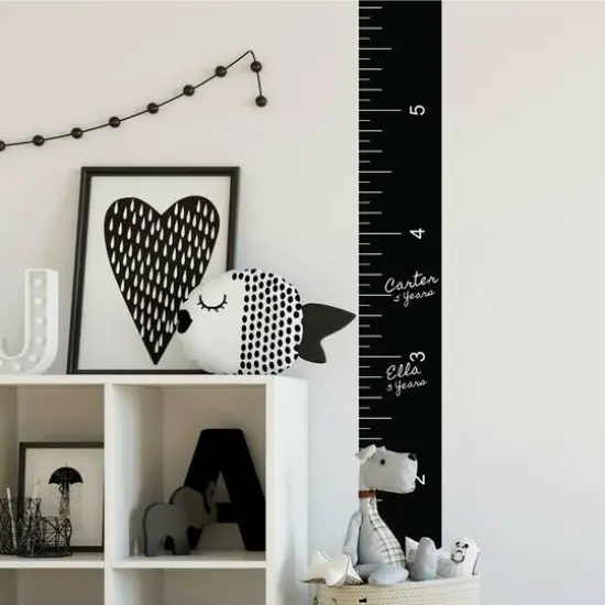 RoomMates Growth Chart Chalk Ruler Peel & Stick Giant Decal {4}