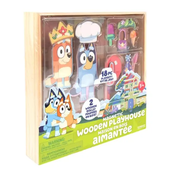 Bluey Magnetic Wooden Playhouse {5}