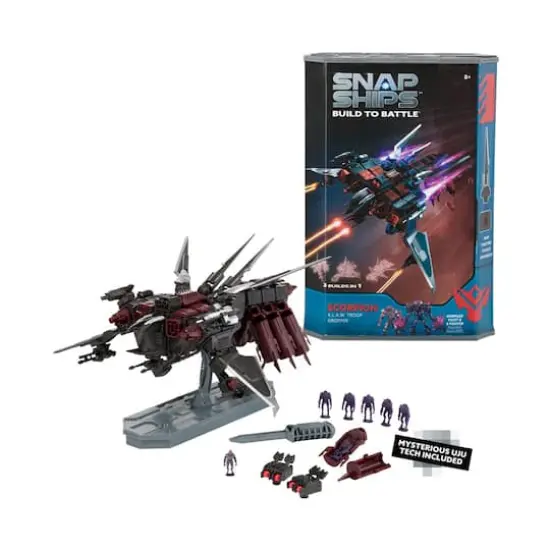 Snap Ships - Build to Battle: Scorpion K.L.A.W.Troop Dropper {4}