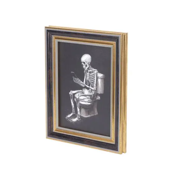 8" x 10" Skeleton with Toilet Wall D&eacute;cor by Ashland&reg; {7}