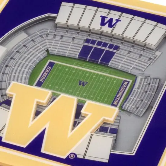 NCAA 3D StadiumView Coasters Washington Huskies {5}