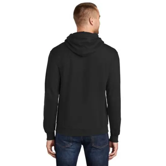 Port & Company&reg; Tall Core Fleece Pullover Hooded Sweatshirt Jet Black {5}