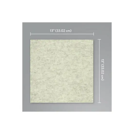 RoomMates Squares Acoustical Peel & Stick Tiles Ivory {6}