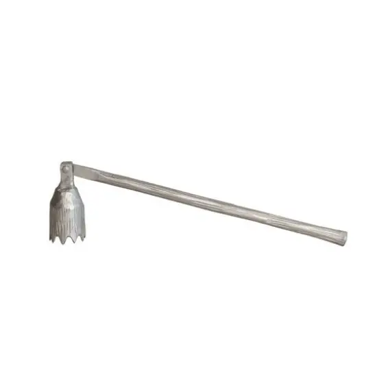 Hello Honey&reg; Pewter Finish Iron Flower Candle Snuffer {1}