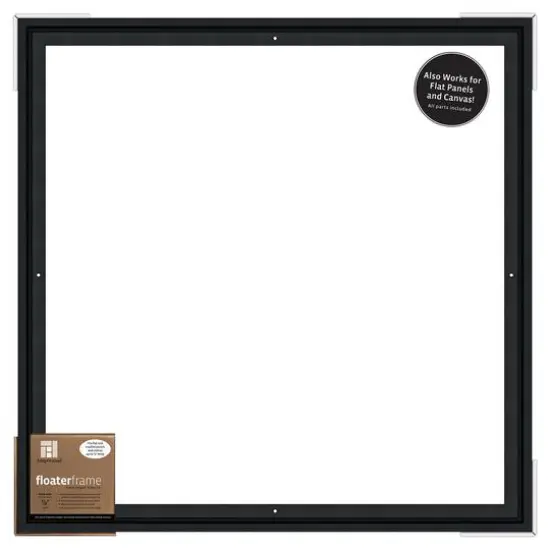 Ampersand&reg; Black Bold Edge 7/8" Deep Floaterframe {1}