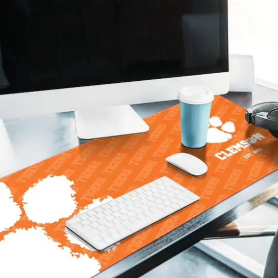 College Football Logo Series Desk Pad Clemson Tigers {5}