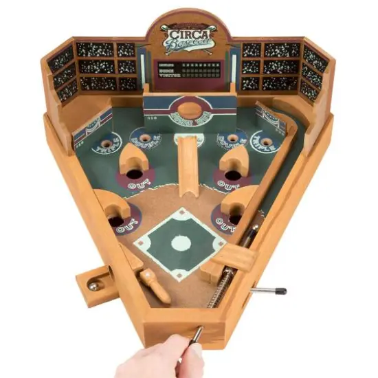 Toy Time Baseball Pinball Tabletop Skill Game {4}