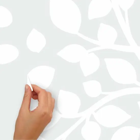 RoomMates Simple White Tree Peel & Stick Giant Wall Decals {6}