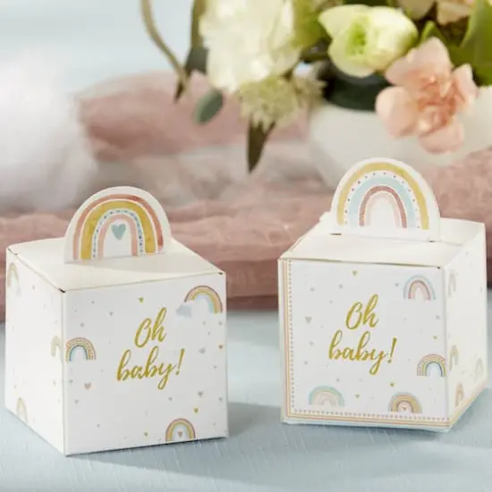 Kate Aspen Boho Rainbow Baby Favor Box Set, 24ct. {9}