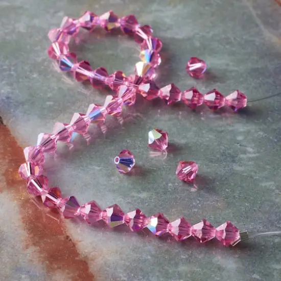 Preciosa Glass Crystal Bicone Beads, 6mm by Bead Landing&trade; Assorted {3}