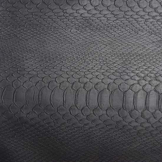 Feldman Black Reptile Faux Leather {4}