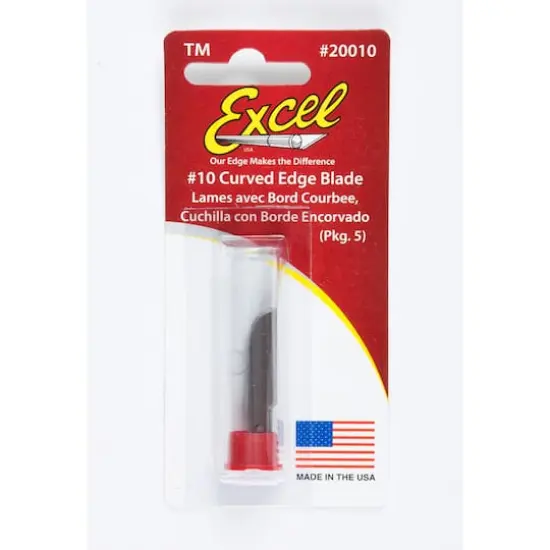 Excel #10 Curved Edge Blades, 5ct. {1}