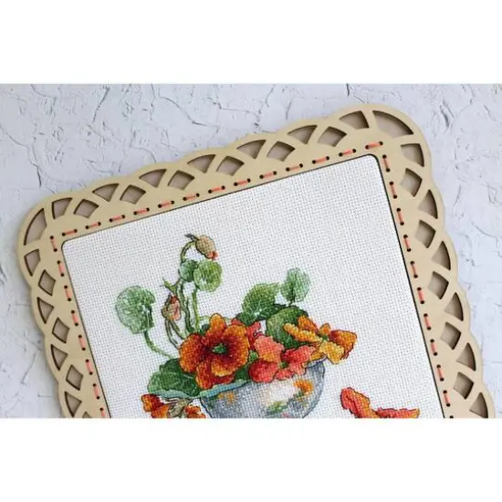 MP Studia Nasturtium Cross Stitch Kit {6}