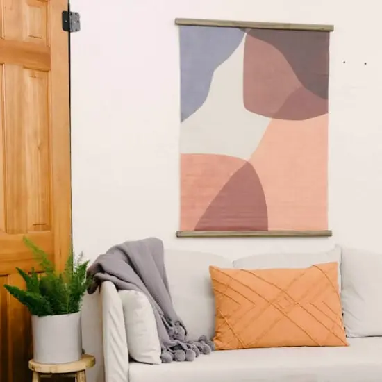 Hello Honey&reg; Abstract Canvas Scroll Wall Hanging {4}