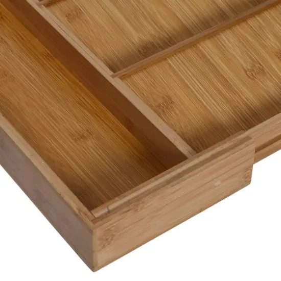Honey Can Do Natural Adjustable Bamboo Drawer Organizer {7}