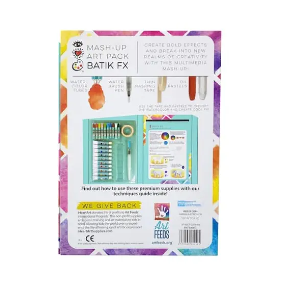 Bright Stripes Batik Fx Mash Up Art Pack {5}