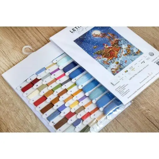 Letistitch The Reindeers On Their Way! Counted Cross Stitch Kit {7}