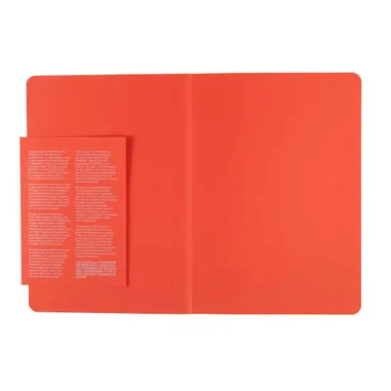 Fabriano® EcoQua Plus A5 Dotted Red Fabric-Bound Notebook {7}
