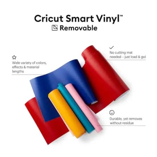 Cricut&reg; Removable Smart Vinyl&trade; 12ft. Value Roll White {9}