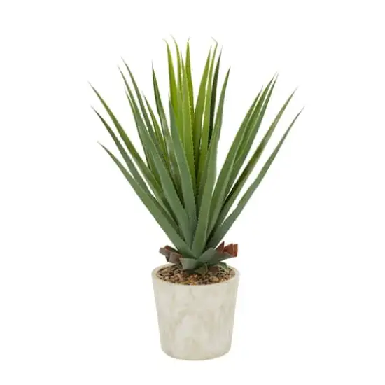 3ft. Potted Contemporary Aloe Artificial Foliage {3}