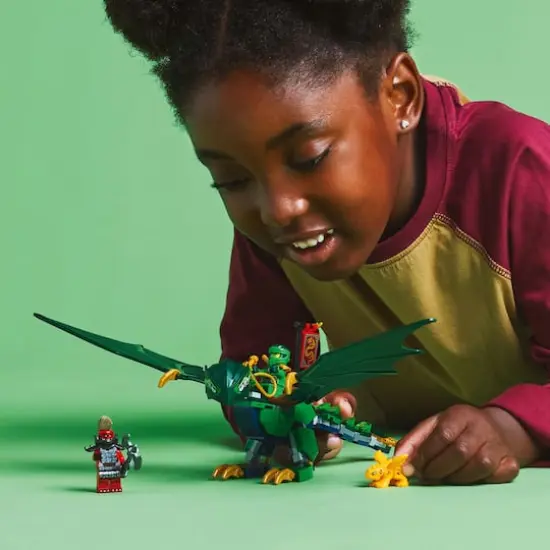 LEGO&reg; NINJAGO&reg; Lloyd&rsquo;s Green Forest Dragon Toy 71829 {8}