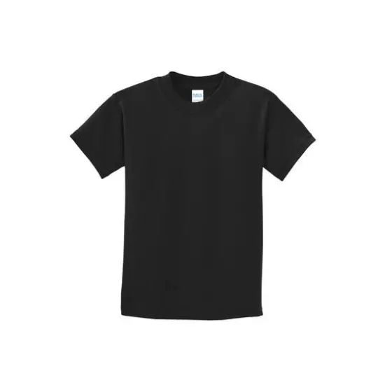 Port & Company® Neutrals Youth Essential T-Shirt Jet Black {1}