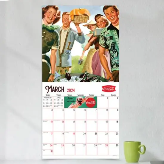 TF Publishing 2024 Coca Cola: Nostalgia Wall Calendar {5}