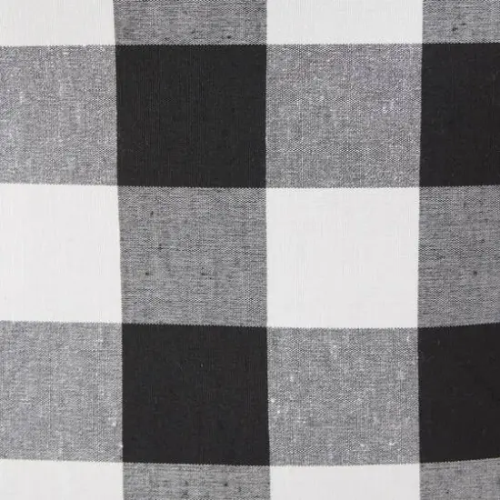 DII&reg; Large Rectangle White/Black Buffalo Check Polyester Bin {5}