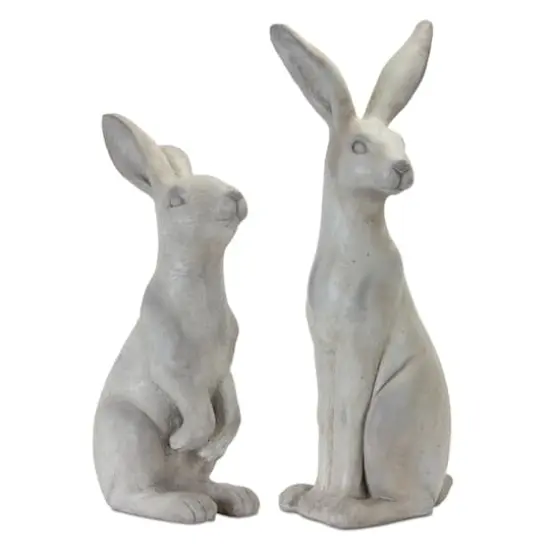 Gray Rabbit Set, 19.5" & 24" {1}