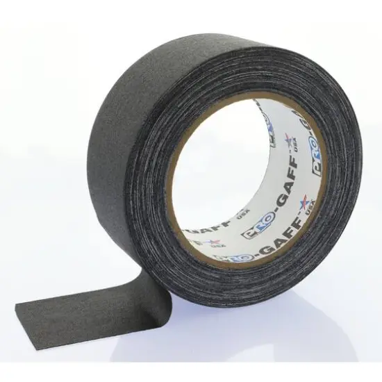 Pro Tape Black Pro Gaff&reg; Gaffers Tape, 2" x 25yd. {3}