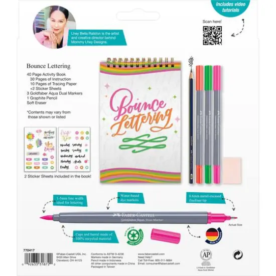 Faber-Castell&reg; Bounce Lettering Kit {10}